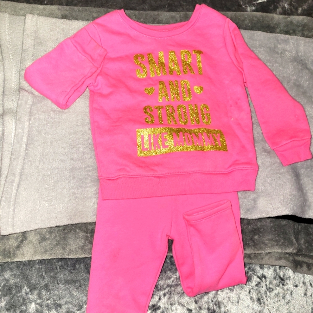 Toddler fleece Sweatsuit.